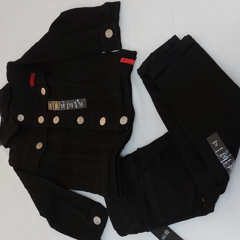 Haus of Jr Denim Jacket and Jeans set